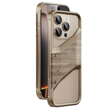 Luxury Wood Titanium Case